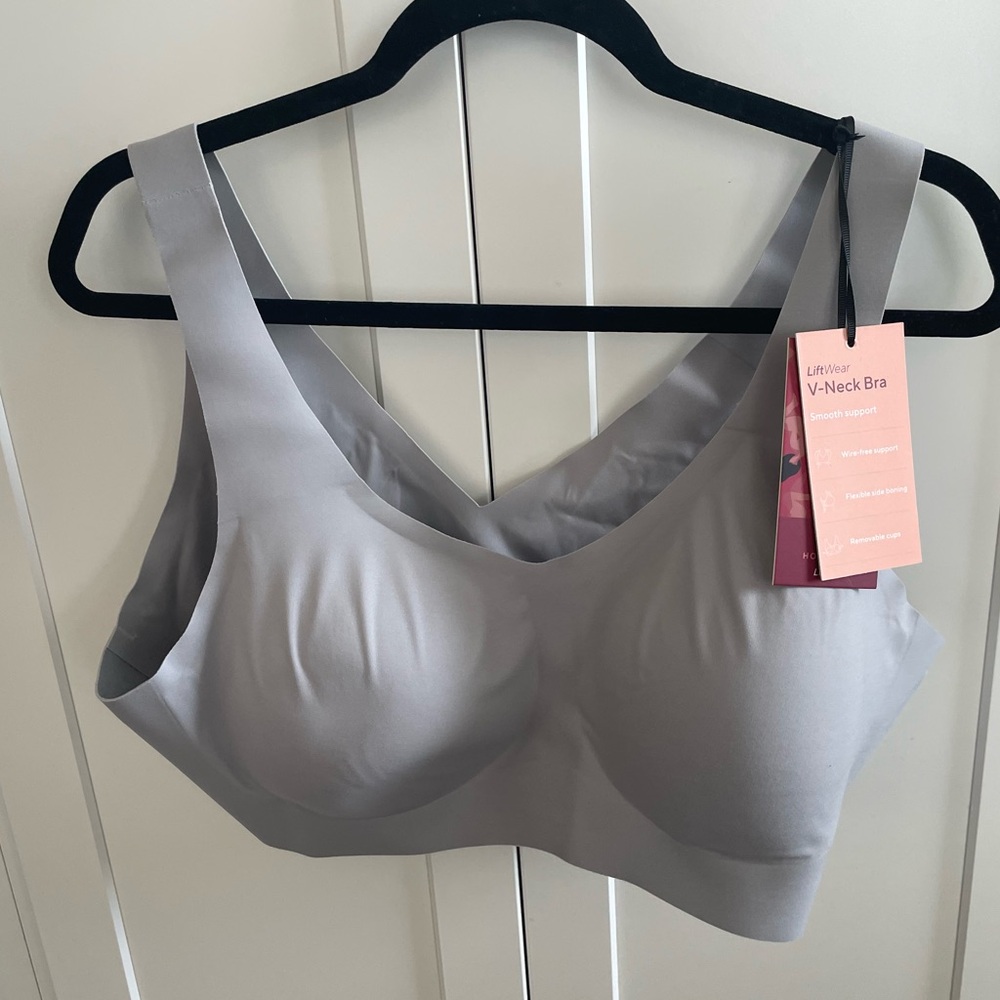 NWT HONEYLOVE LIFT WEAR V-NECK BRA, 3X